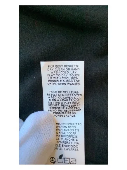 Karen Kane Black Split Front Blouse Tunic Women's Size Medium - Picture 10 of 11